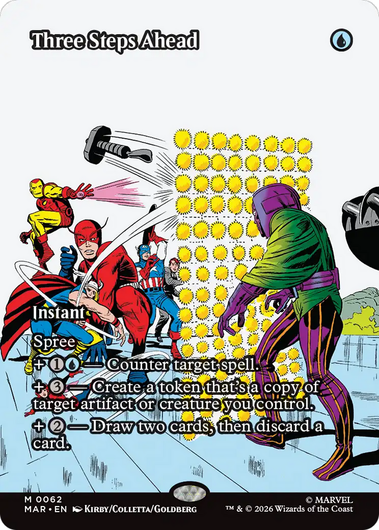 Three Steps Ahead - Mythic Instant card from Marvel Universe