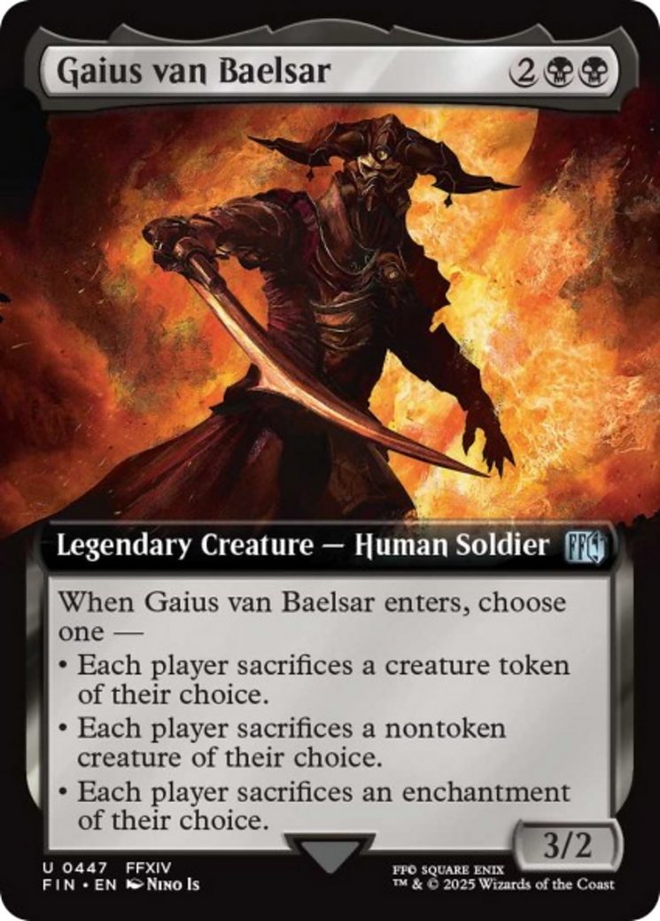 Gaius van Baelsar - Uncommon Legendary Creature — Human Soldier card from Final Fantasy