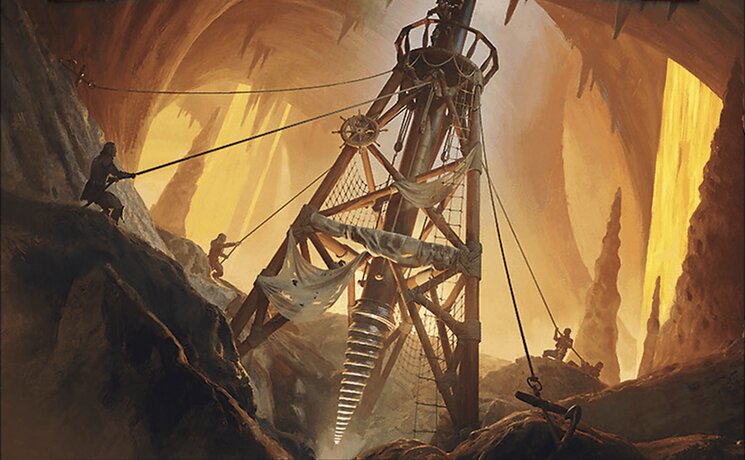 Brass's Tunnel-Grinder // Tecutlan, the Searing Rift