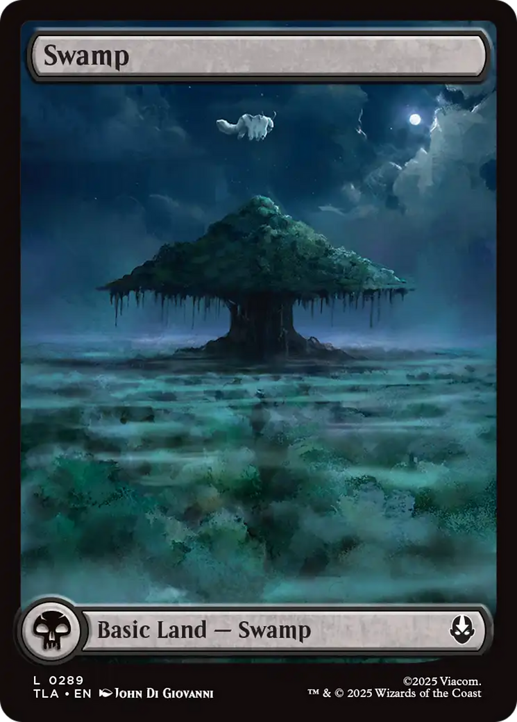 Swamp - Common Basic Land — Swamp card from Avatar: The Last Airbender