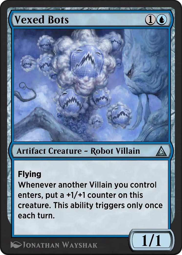 Flying Octobot - Uncommon Artifact Creature — Robot Villain card from Through the Omenpaths
