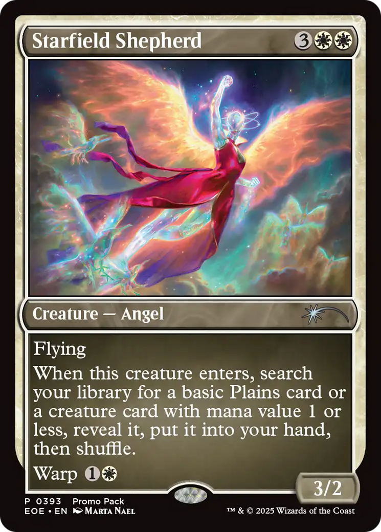 Starfield Shepherd - Uncommon Creature — Angel card from Edge of Eternities