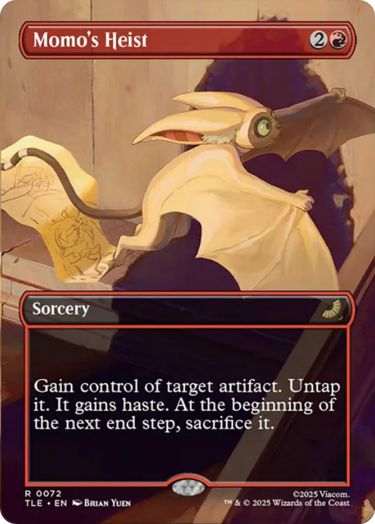 Momo's Heist - Rare Sorcery card from Avatar: The Last Airbender Eternal