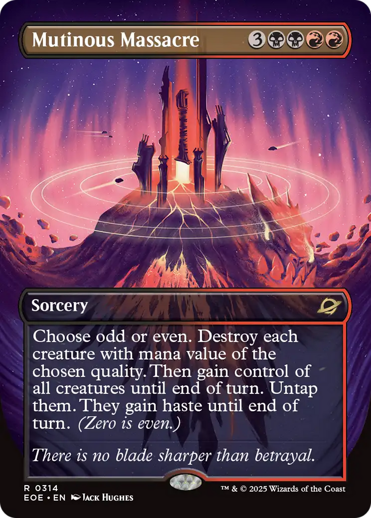 Mutinous Massacre - Rare Sorcery card from Edge of Eternities