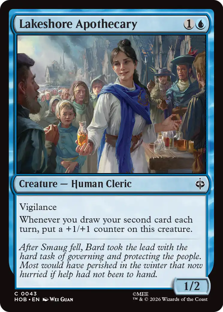 Lakeshore Apothecary - Common Creature — Human Cleric card from The Hobbit