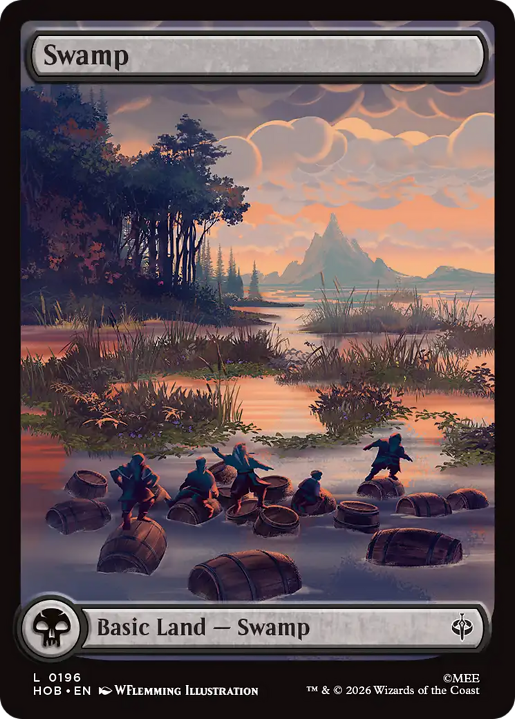 Swamp - Common Basic Land — Swamp card from The Hobbit