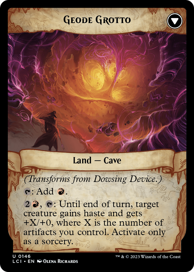 Image of card Dowsing Device // Geode Grotto back