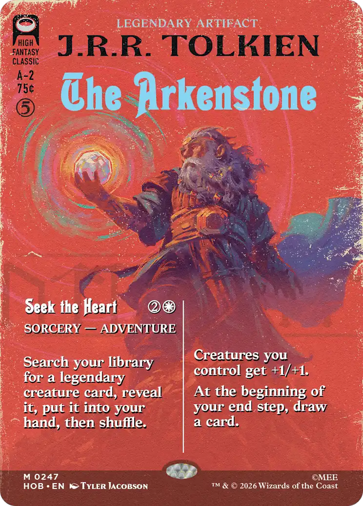 The Arkenstone // Seek the Heart - Mythic Sorcery — Adventure card from The Hobbit
