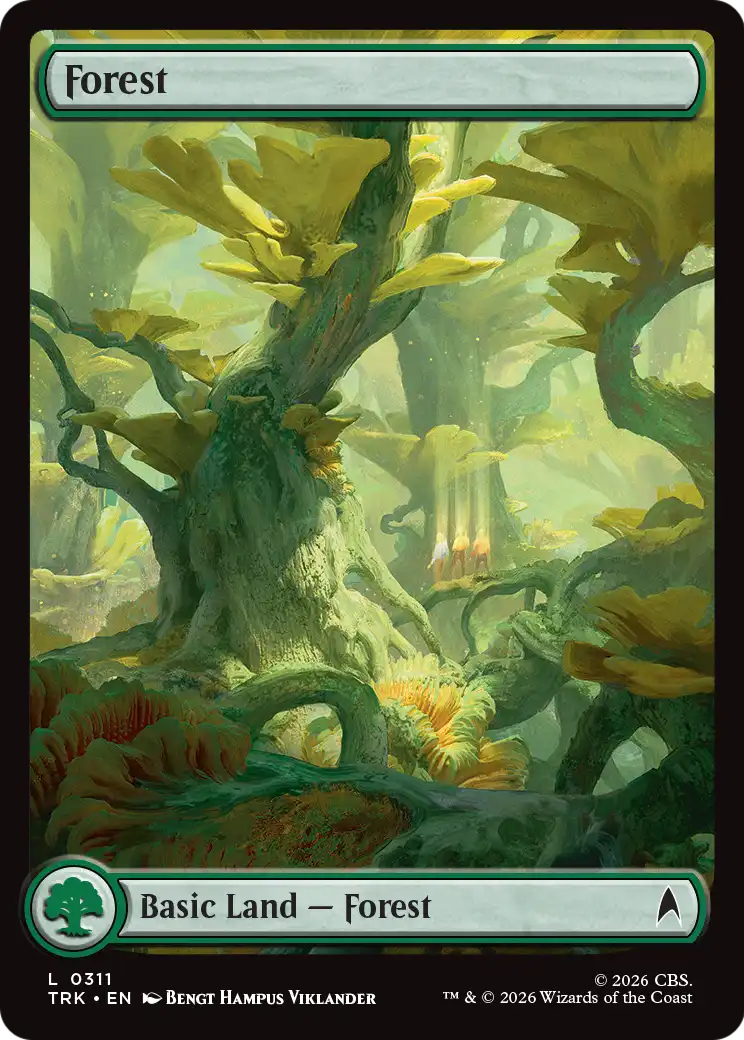Forest - Common Basic Land — Forest card from Star Trek