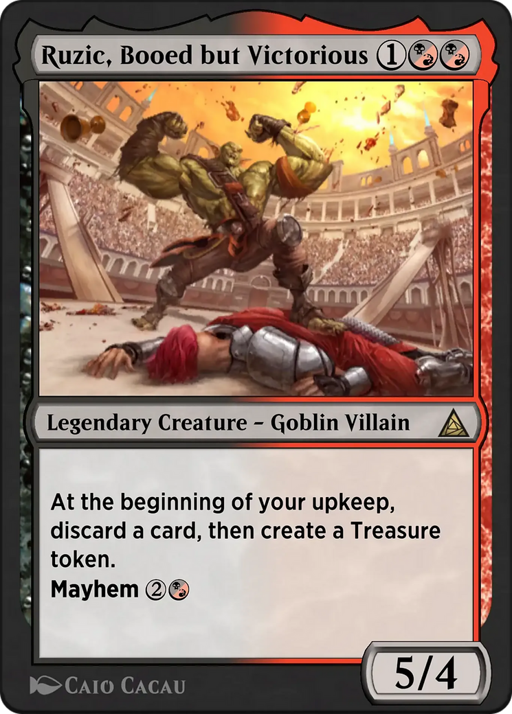 Ultimate Green Goblin - Rare Legendary Creature — Goblin Villain card from Through the Omenpaths