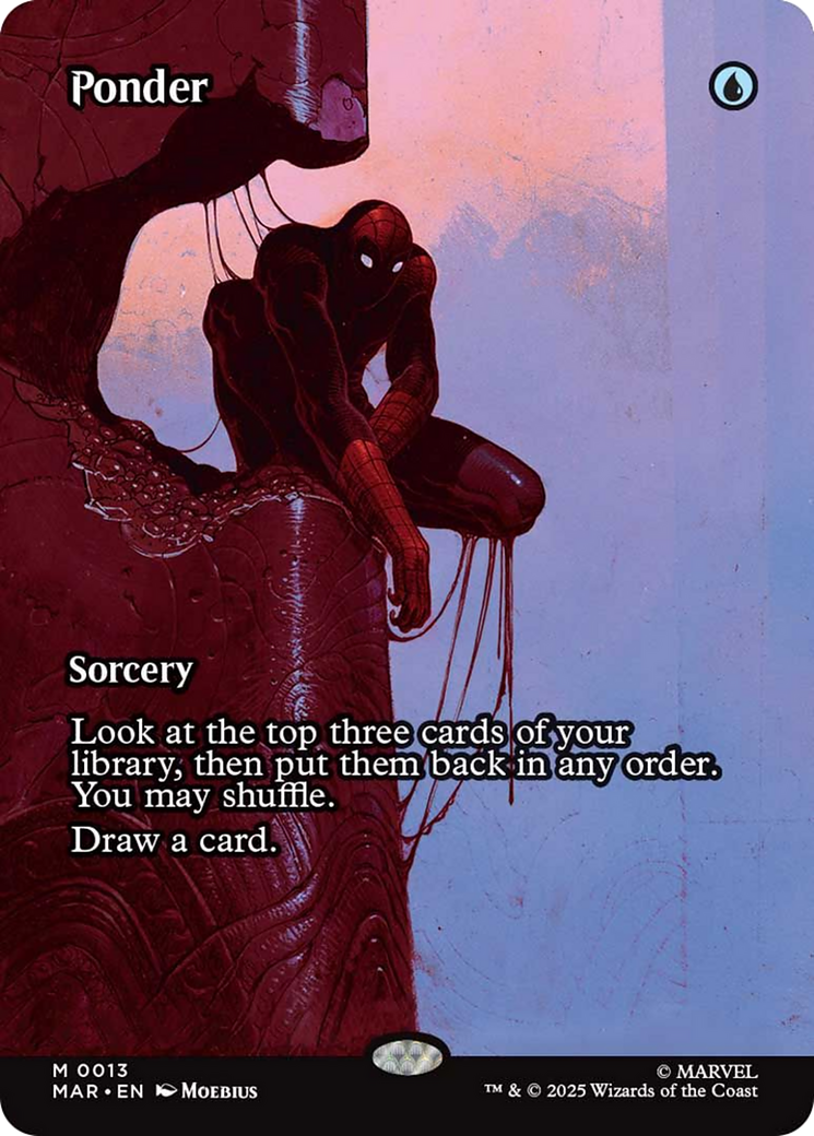 Ponder - Mythic Sorcery card from Marvel Universe