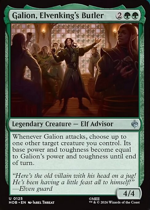 Galion, Elvenking's Butler