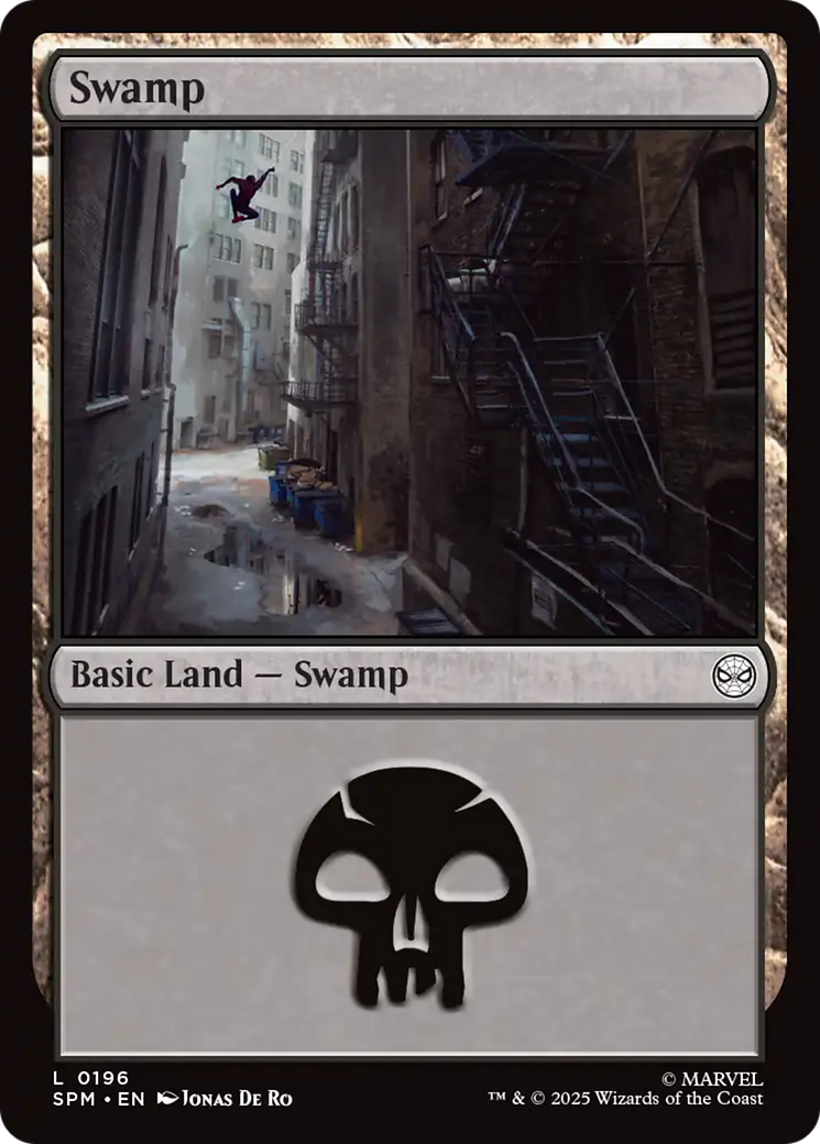 Swamp - Common Basic Land — Swamp card from Marvel's Spider-Man