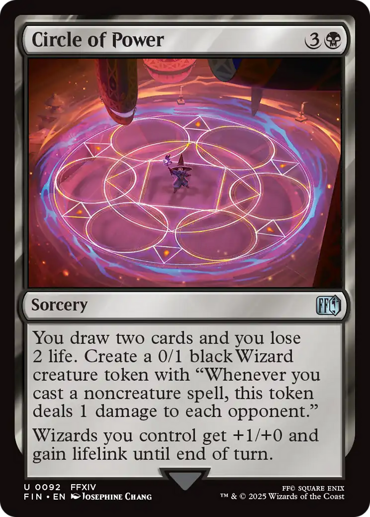Circle of Power - Uncommon Sorcery card from Final Fantasy