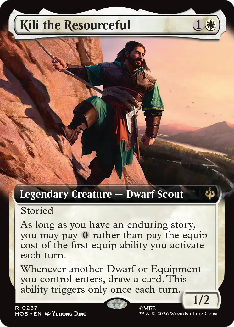 Kíli the Resourceful - Rare Legendary Creature — Dwarf Scout card from The Hobbit