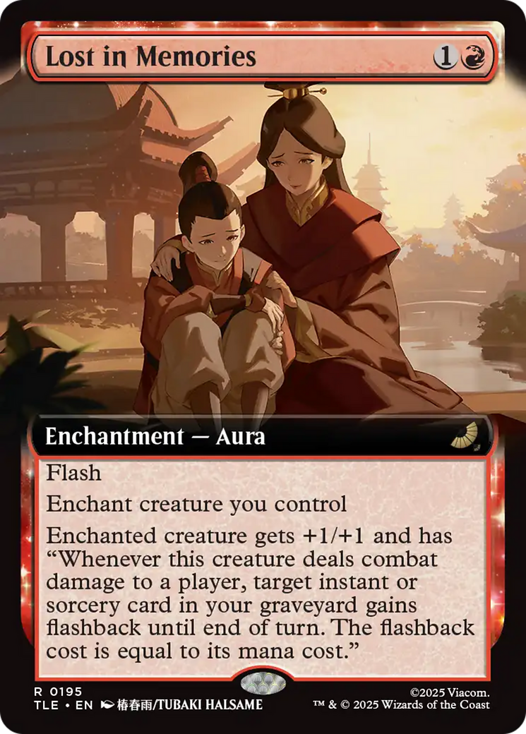 Lost in Memories - Rare Enchantment — Aura card from Avatar: The Last Airbender Eternal