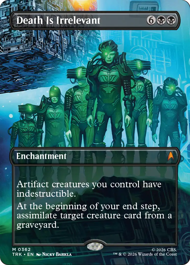 Death Is Irrelevant - Mythic Enchantment card from Star Trek