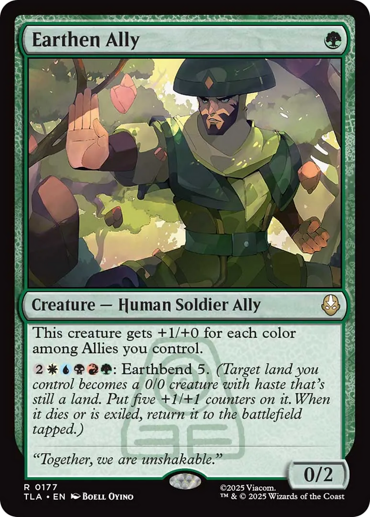Earthen Ally - Creature — Human Soldier Ally used in Bant main decks
