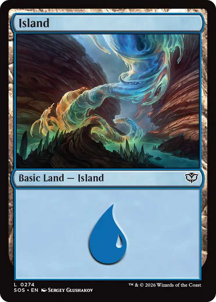 Island - Common Basic Land — Island card from Secrets of Strixhaven