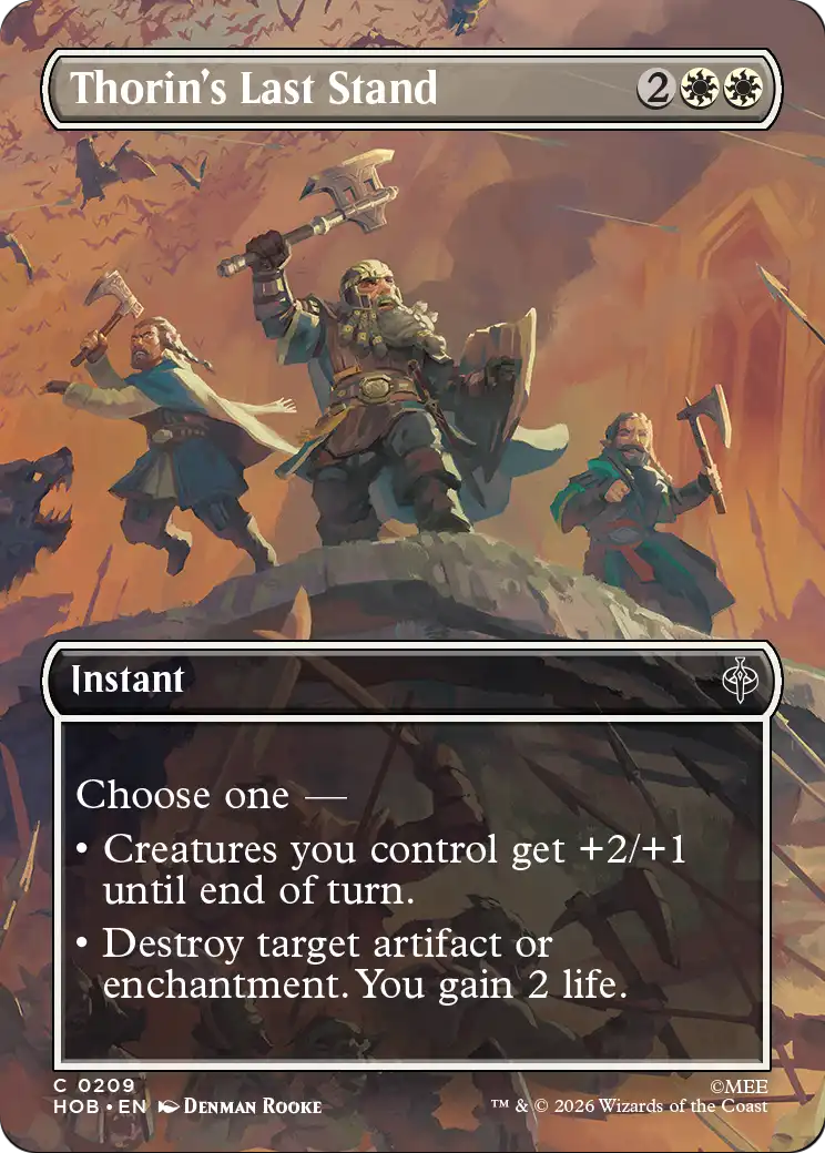 Thorin's Last Stand - Common Instant card from The Hobbit