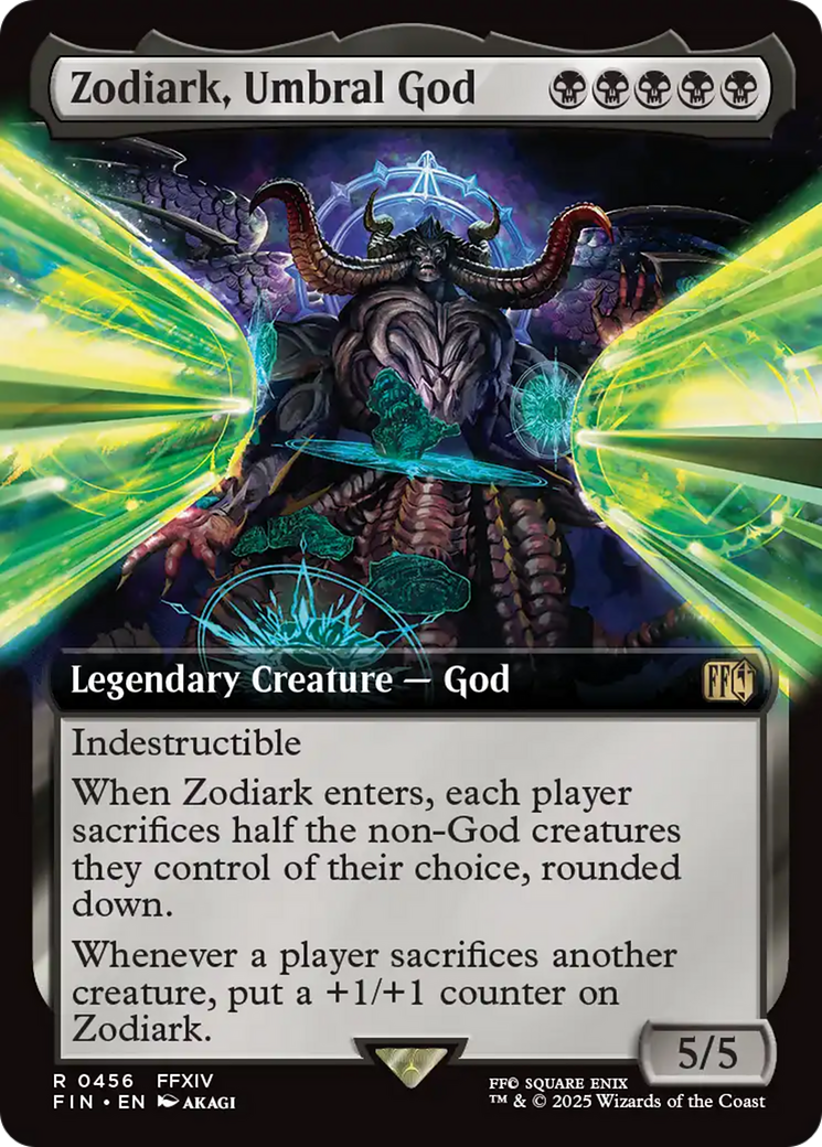 Zodiark, Umbral God - Rare Legendary Creature — God card from Final Fantasy