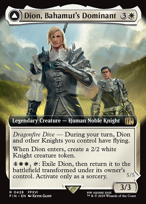 Dion, Bahamut's Dominant // Bahamut, Warden of Light