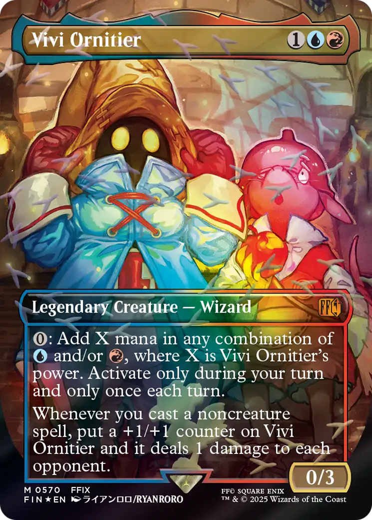 Vivi Ornitier - Mythic Legendary Creature — Wizard card from Final Fantasy