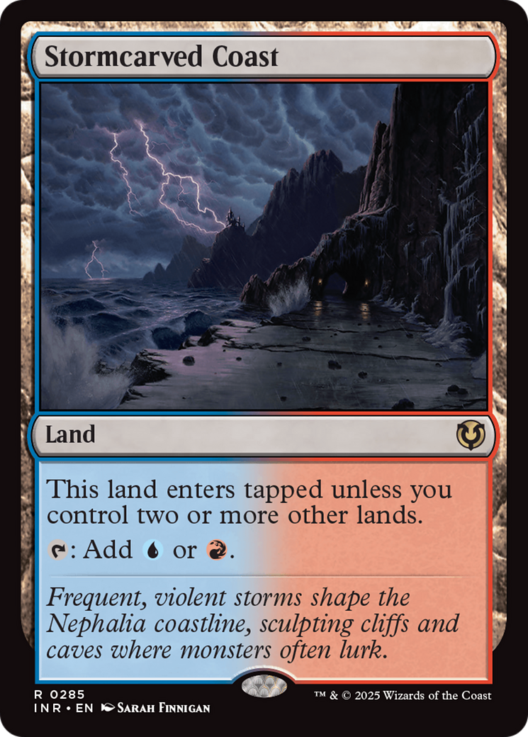 Stormcarved Coast - Rare Land card from Innistrad Remastered