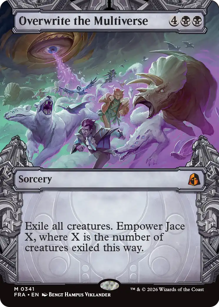 Overwrite the Multiverse - Mythic Sorcery card from Reality Fracture
