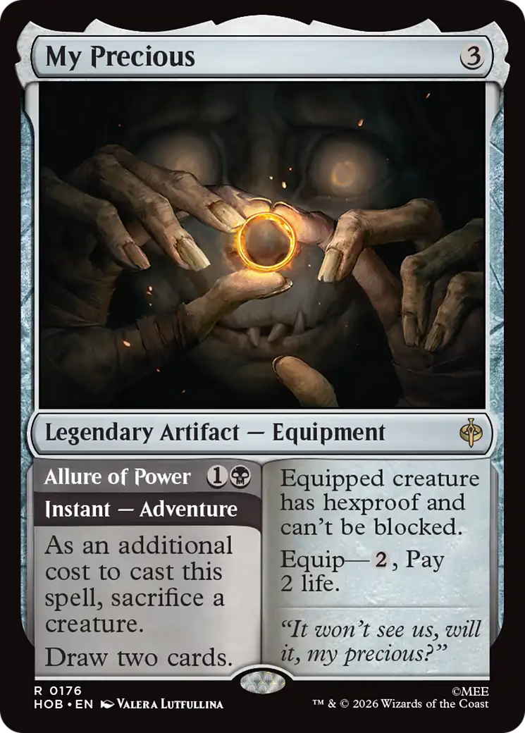 My Precious // Allure of Power - Rare Instant — Adventure card from The Hobbit
