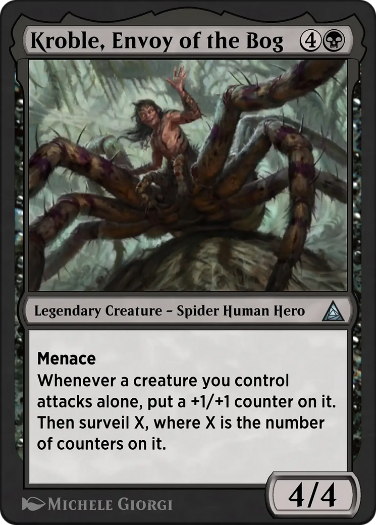 Spider-Man Noir - Uncommon Legendary Creature — Spider Human Hero card from Through the Omenpaths