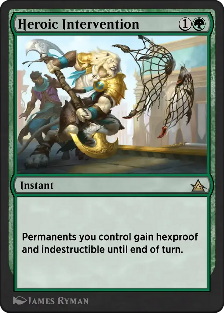 Heroic Intervention - Rare Instant card from Through the Omenpaths Bonus Sheet