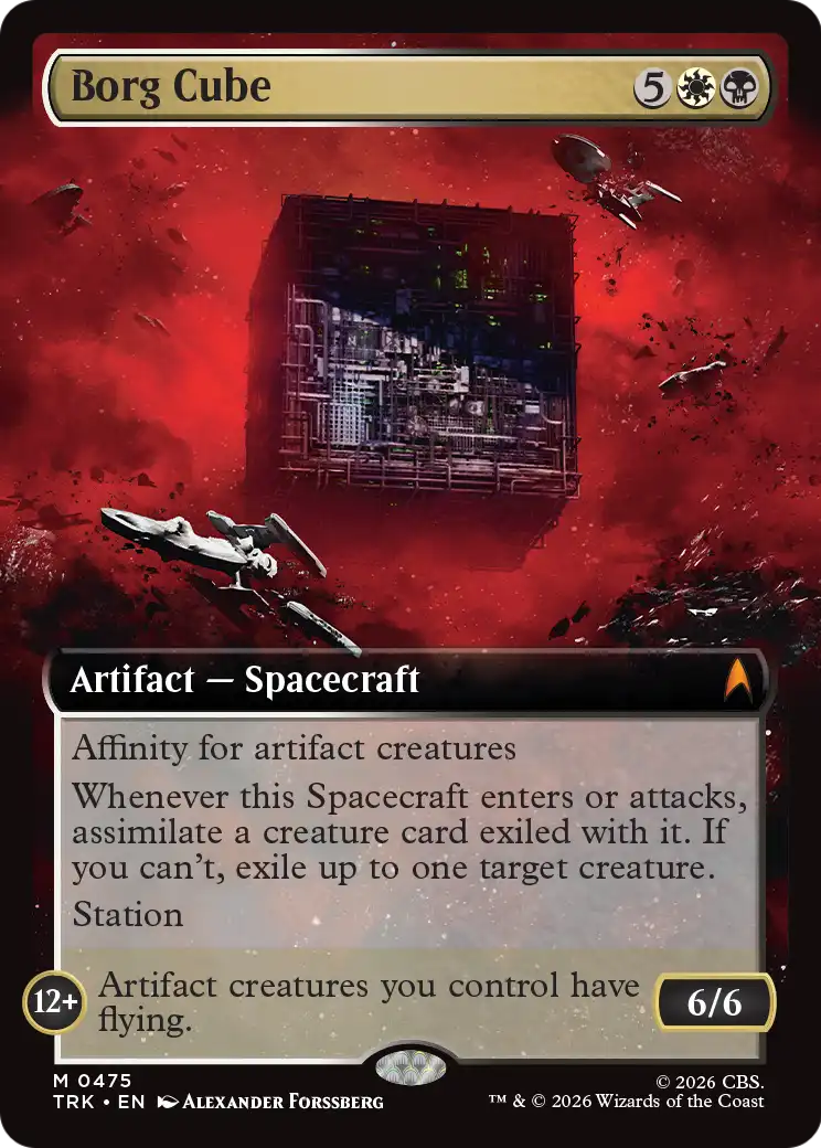 Borg Cube - Mythic Artifact — Spacecraft card from Star Trek
