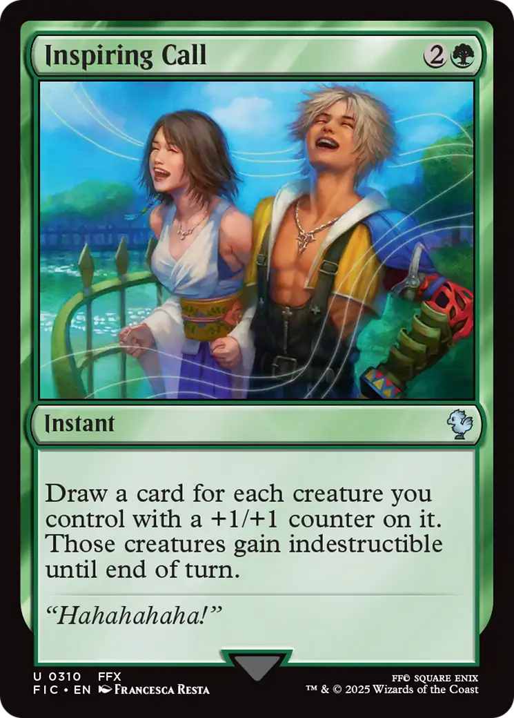 Inspiring Call - Uncommon Instant card from Final Fantasy Commander