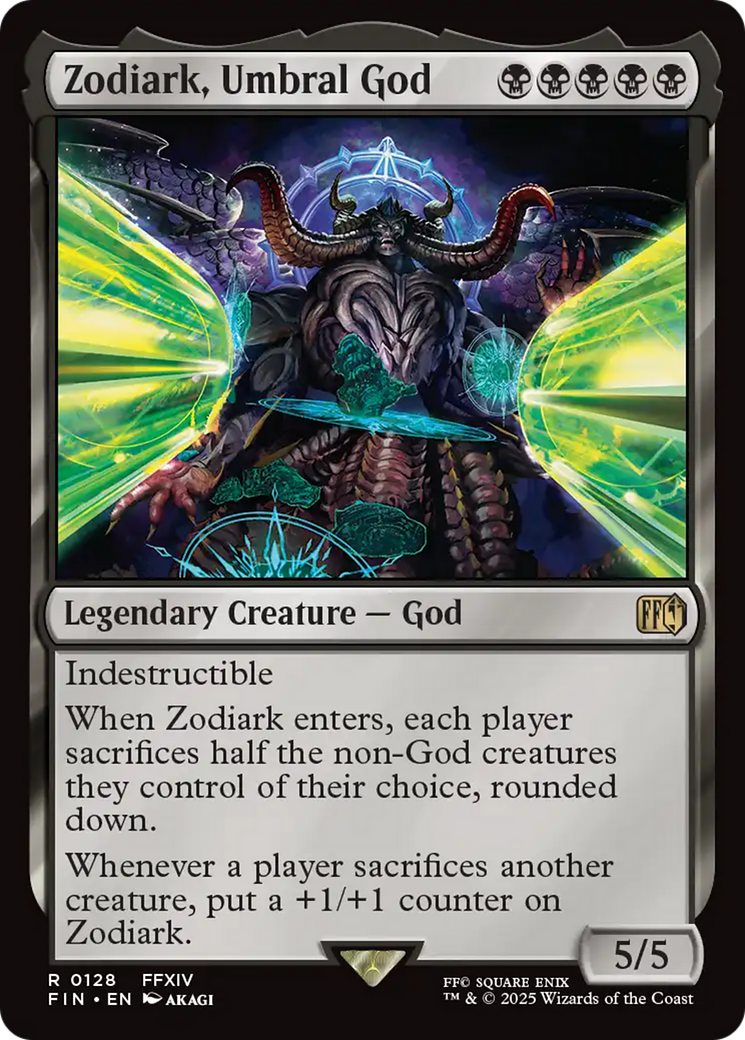 Zodiark, Umbral God - Rare Legendary Creature — God card from Final Fantasy