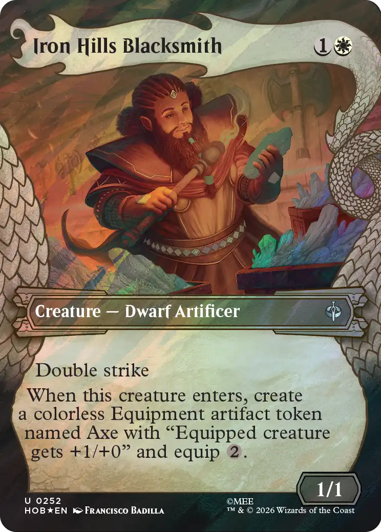 Iron Hills Blacksmith - Uncommon Creature — Dwarf Artificer card from The Hobbit