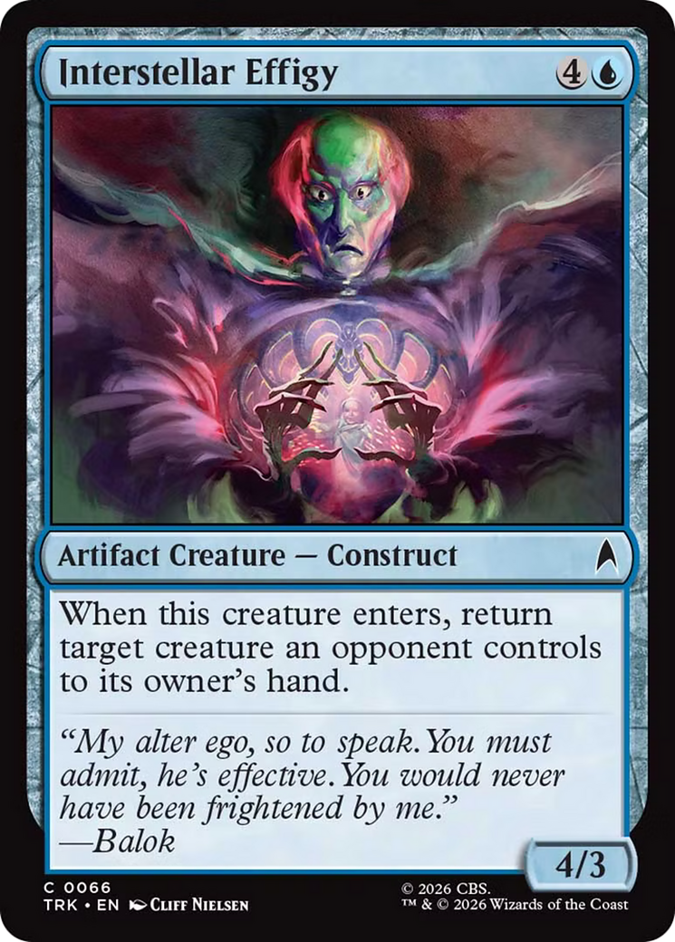 Interstellar Effigy - Common Artifact Creature — Construct card from Star Trek
