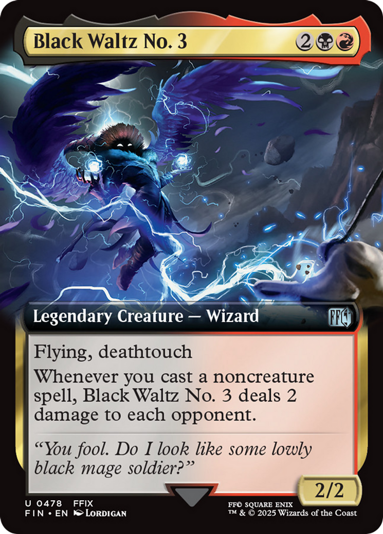 Black Waltz No. 3 - Uncommon Legendary Creature — Wizard card from Final Fantasy