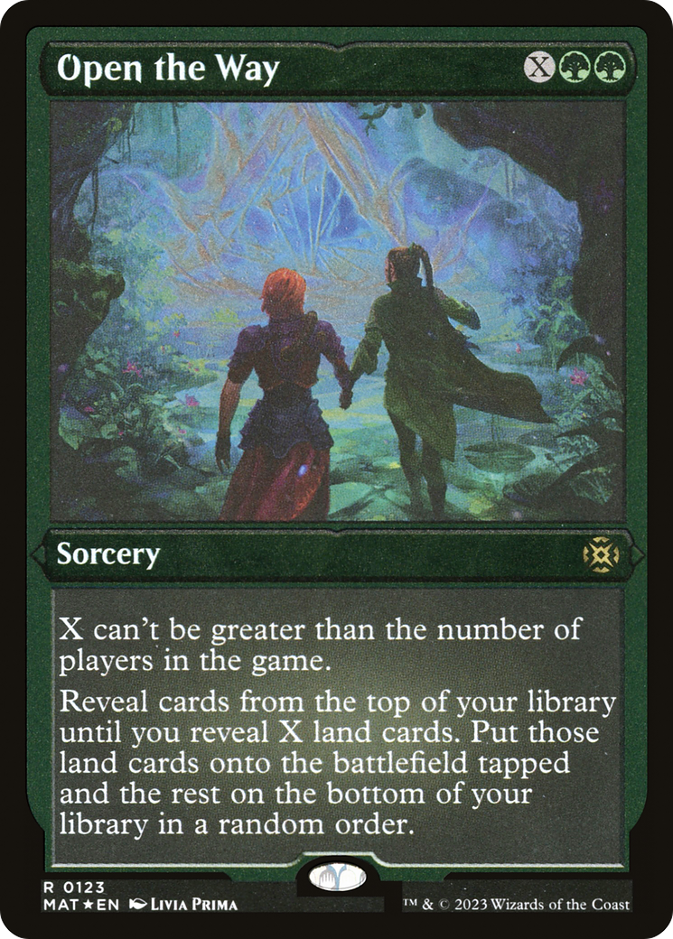 Open the Way - Rare Sorcery card from March of the Machine: The Aftermath