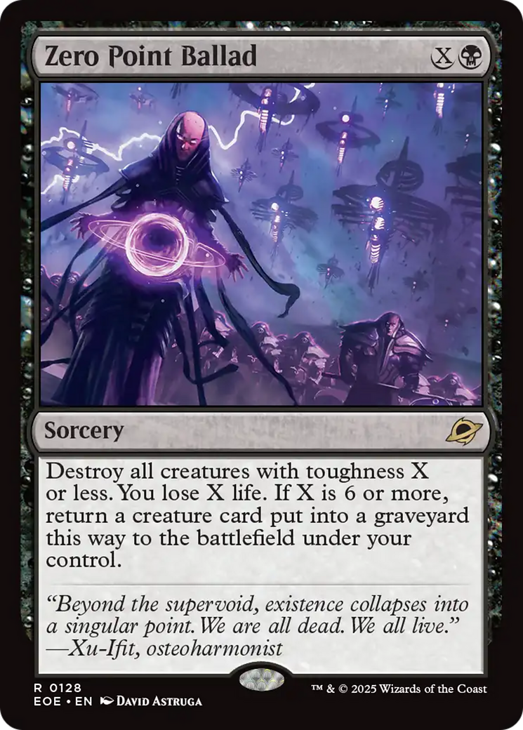 Zero Point Ballad - Rare Sorcery card from Edge of Eternities