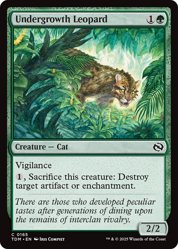 Image of card Undergrowth Leopard