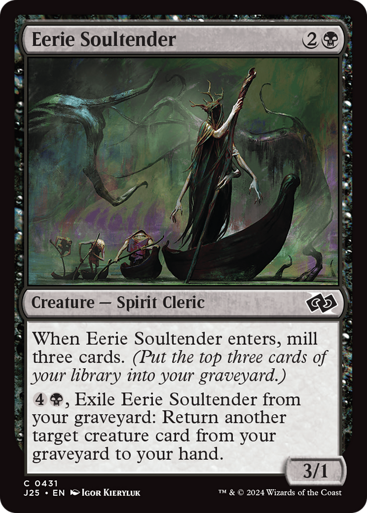Eerie Soultender - Common Creature — Spirit Cleric card from Foundations Jumpstart