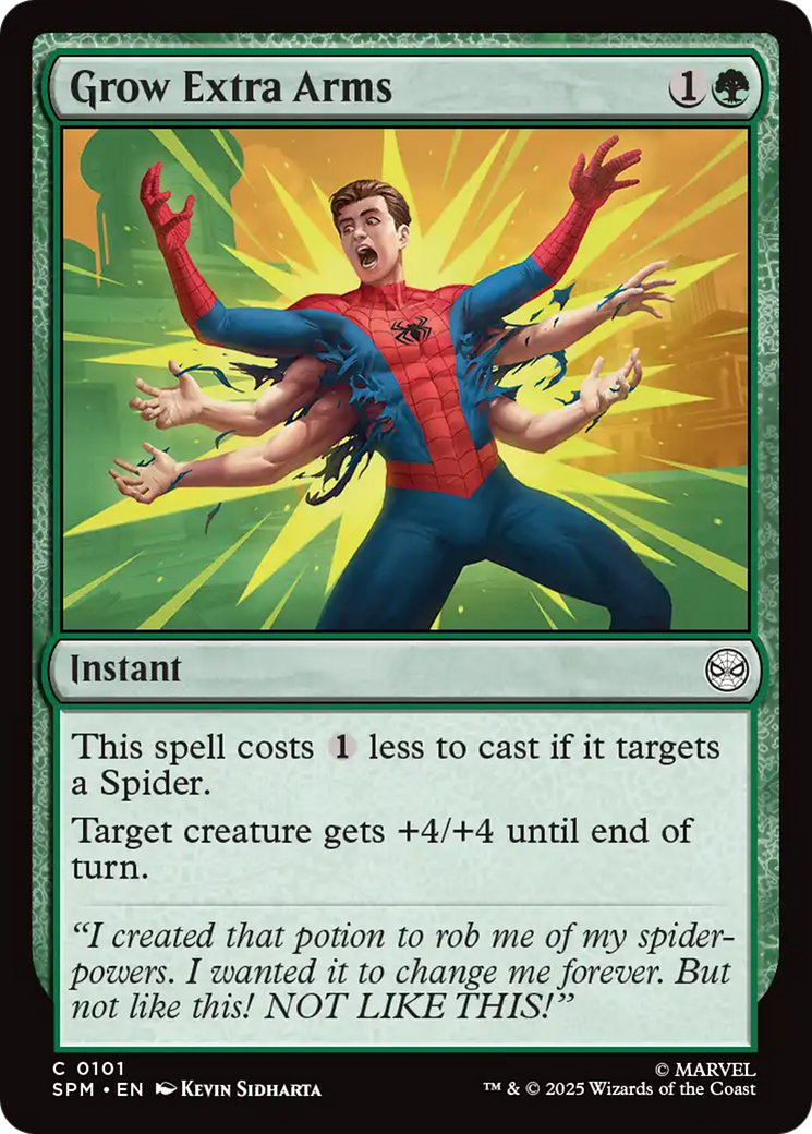 Grow Extra Arms - Common Instant card from Marvel's Spider-Man