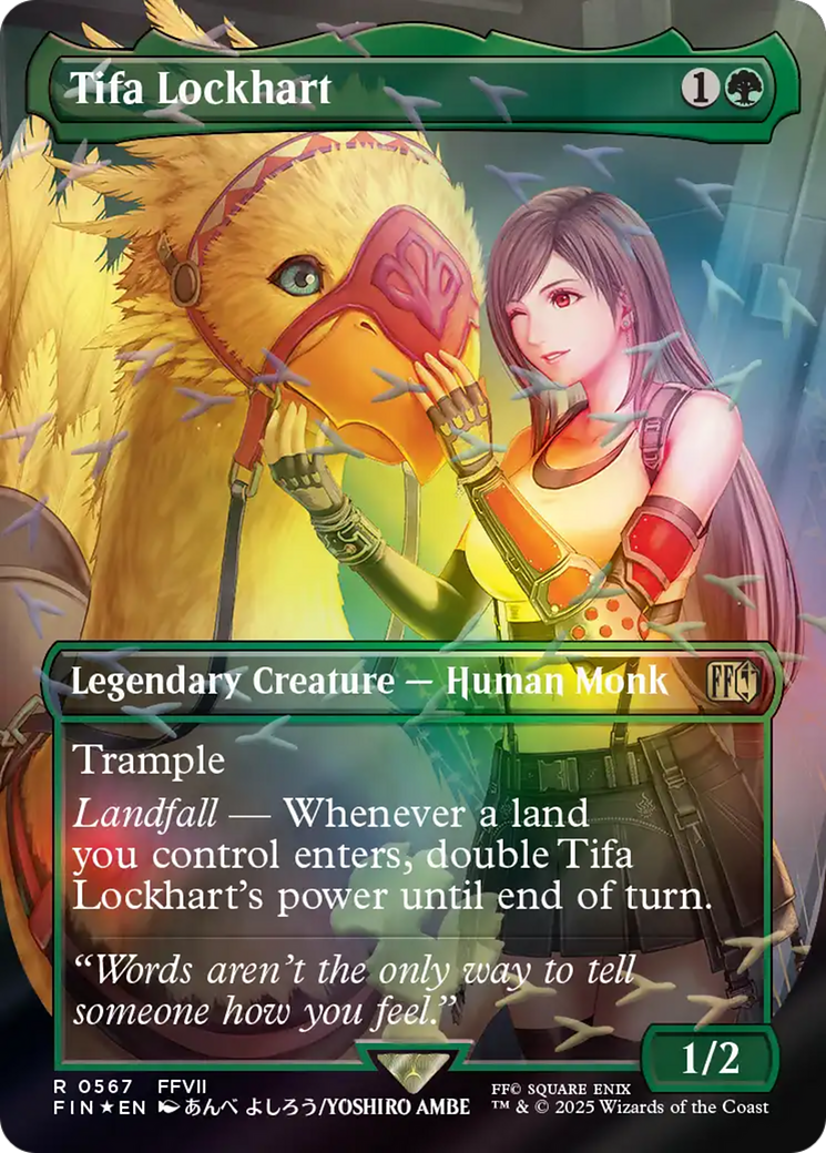 Tifa Lockhart - Rare Legendary Creature — Human Monk card from Final Fantasy
