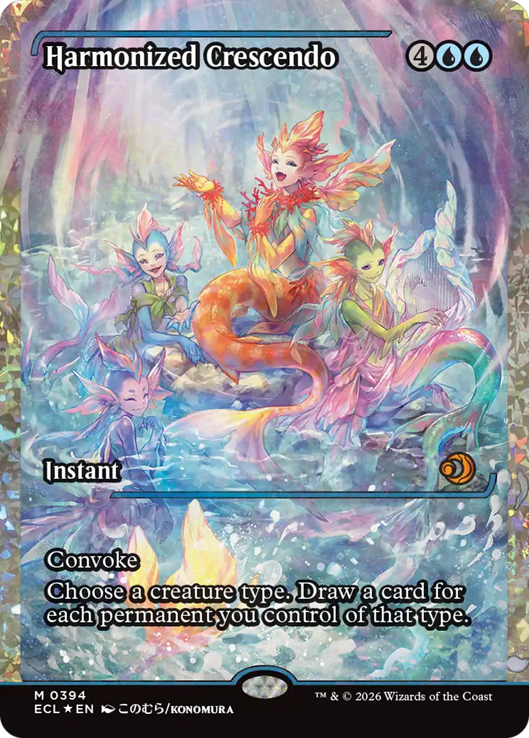 Harmonized Crescendo - Mythic Instant card from Lorwyn Eclipsed