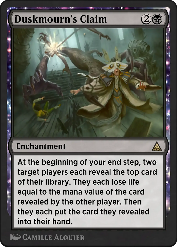 Parker Luck - Rare Enchantment card from Through the Omenpaths