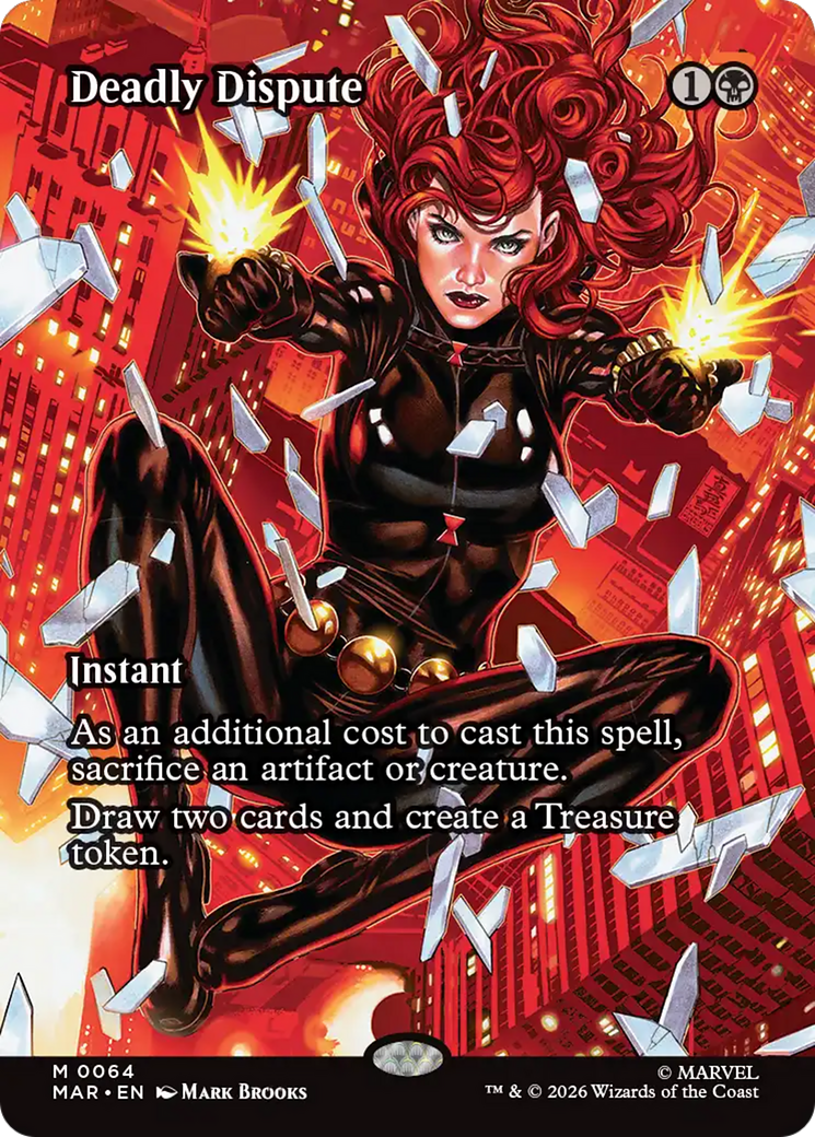 Deadly Dispute - Mythic Instant card from Marvel Universe