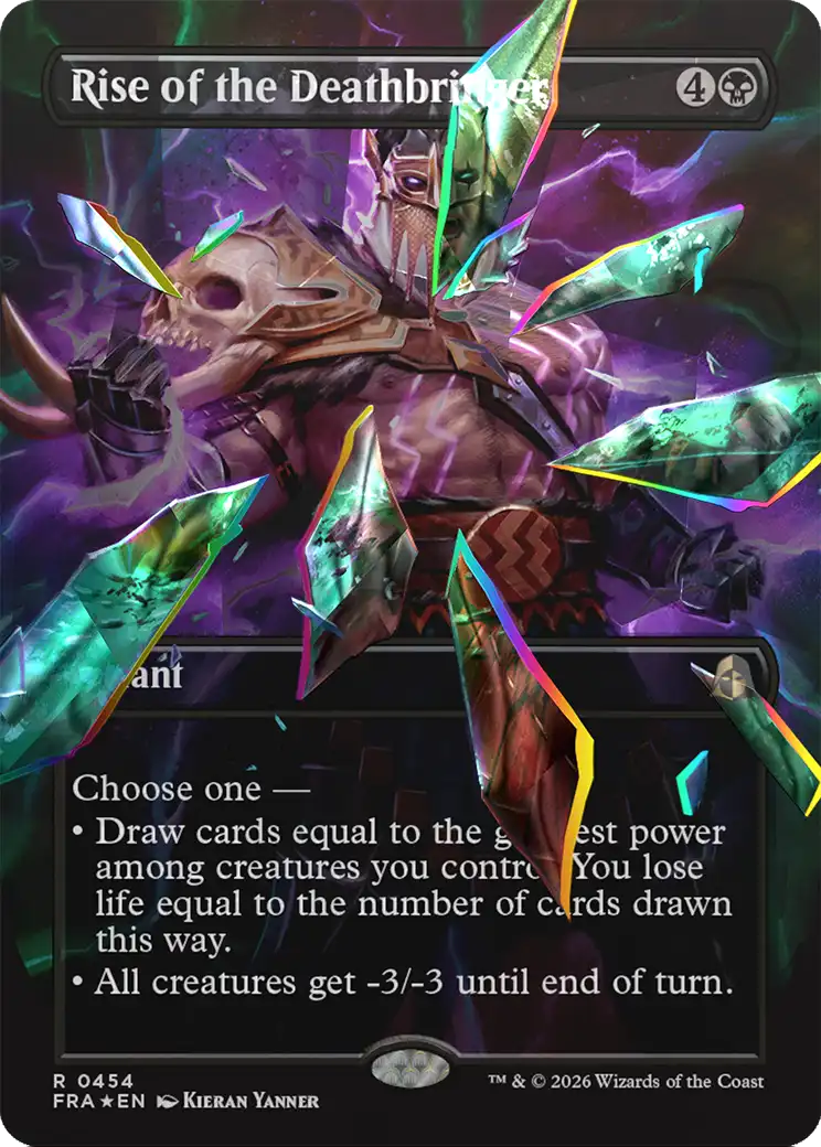 Rise of the Deathbringer - Rare Instant card from Reality Fracture