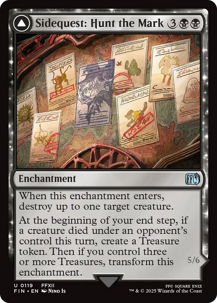 Sidequest: Hunt the Mark // Yiazmat, Ultimate Mark - Uncommon Enchantment card from Final Fantasy