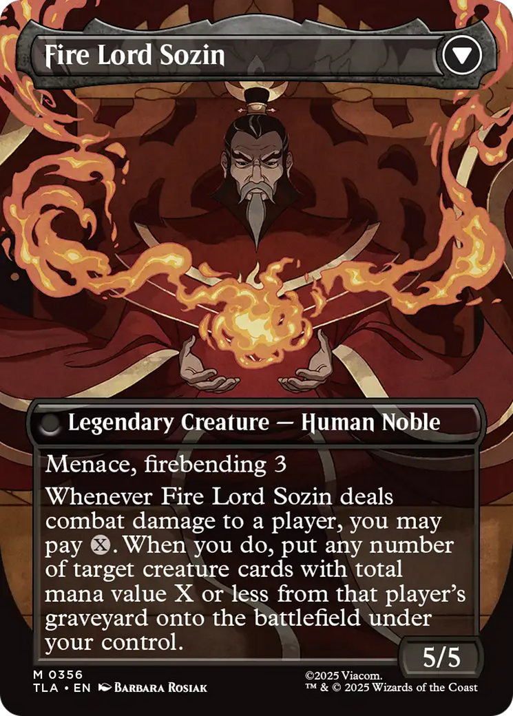 Back face of The Rise of Sozin // Fire Lord Sozin - Enchantment — Saga card